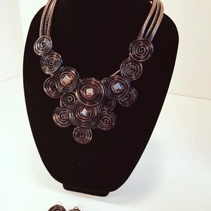 Vinyl material Necklace